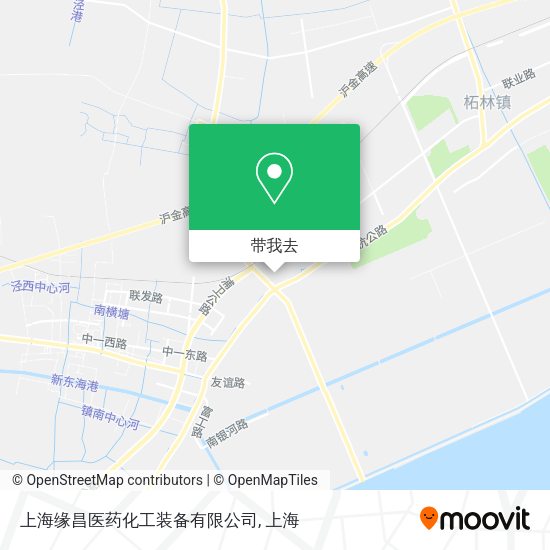 上海缘昌医药化工装备有限公司地图