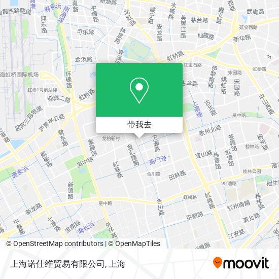 上海诺仕维贸易有限公司地图