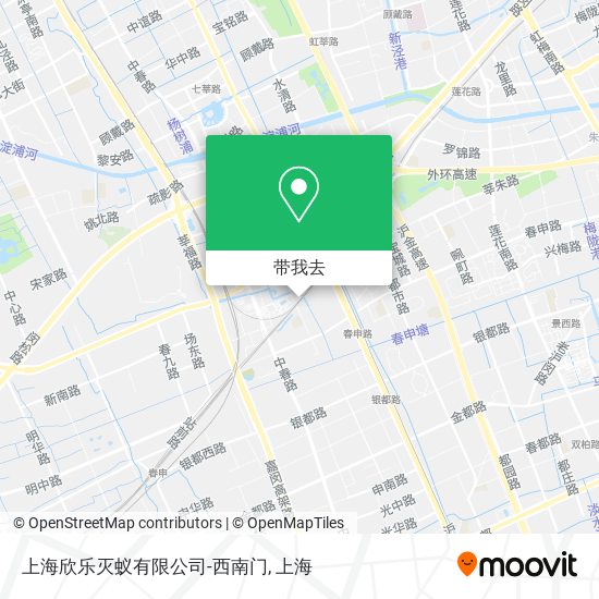 上海欣乐灭蚁有限公司-西南门地图