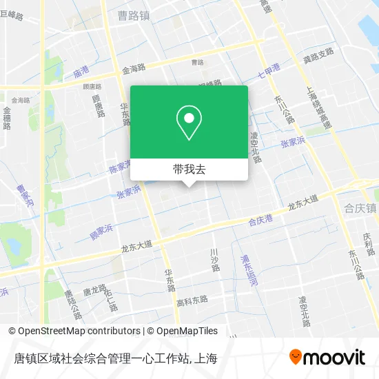 唐镇区域社会综合管理一心工作站地图