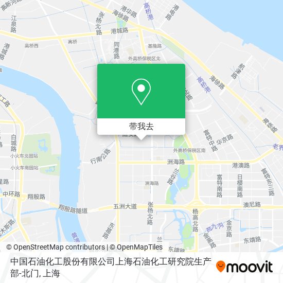 中国石油化工股份有限公司上海石油化工研究院生产部-北门地图