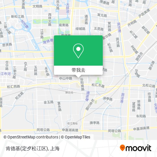肯德基(定歺松冮区)地图