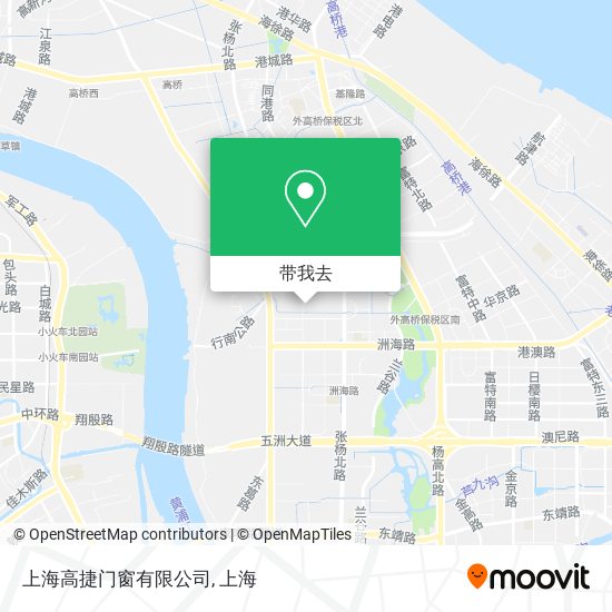 上海高捷门窗有限公司地图