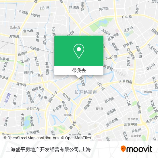 上海盛平房地产开发经营有限公司地图