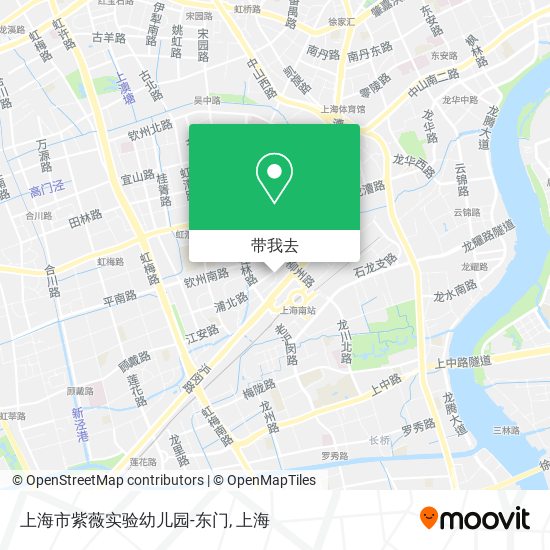 上海市紫薇实验幼儿园-东门地图