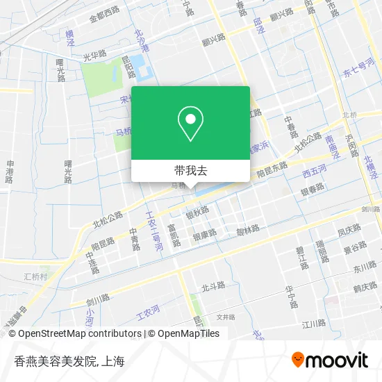 香燕美容美发院地图