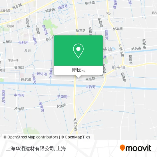 上海华滔建材有限公司地图