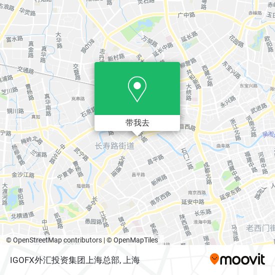 IGOFX外汇投资集团上海总部地图