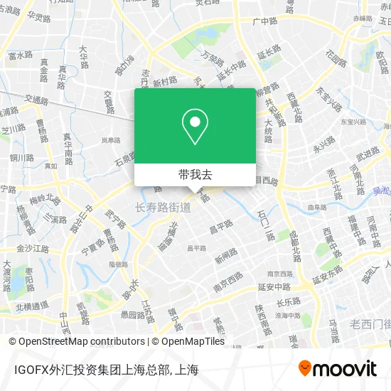 IGOFX外汇投资集团上海总部地图