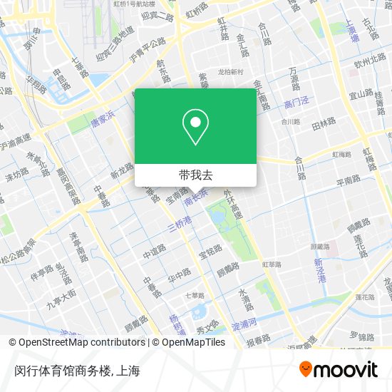 闵行体育馆商务楼地图