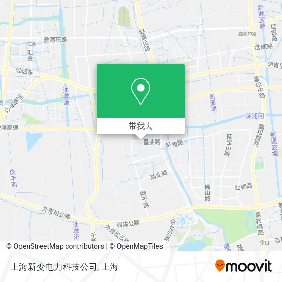 上海新变电力科技公司地图