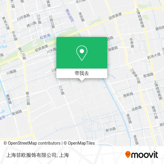 上海菲欧服饰有限公司地图
