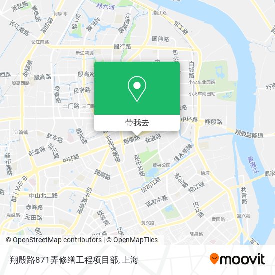 翔殷路871弄修缮工程项目部地图