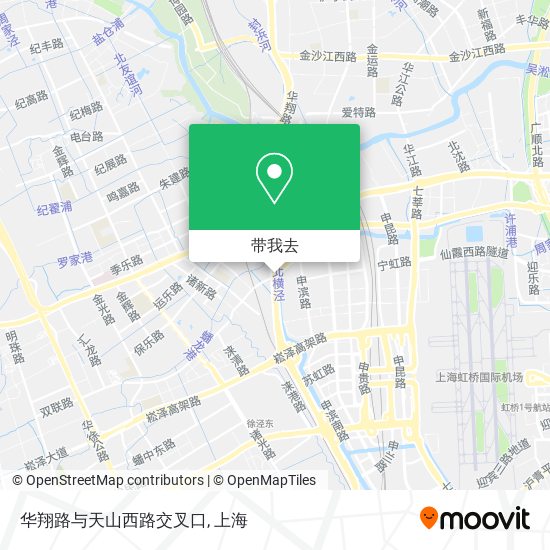 华翔路与天山西路交叉口地图
