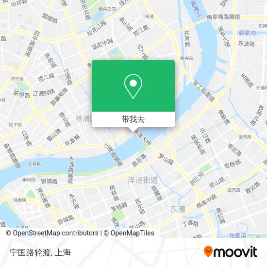 宁国路轮渡地图