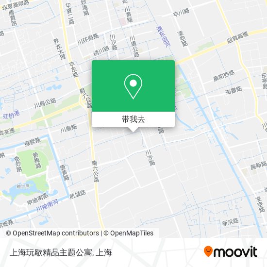 上海玩歇精品主题公寓地图