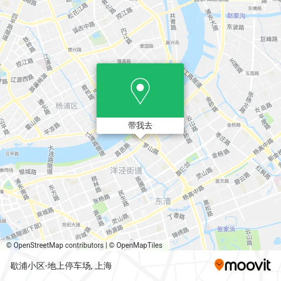 歇浦小区-地上停车场地图