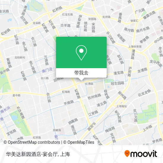 华美达新园酒店-宴会厅地图