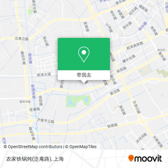 农家铁锅炖(迮庵路)地图
