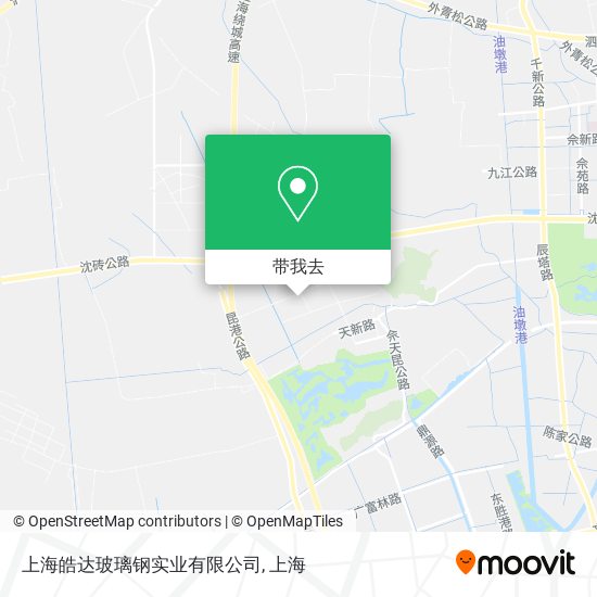 上海皓达玻璃钢实业有限公司地图