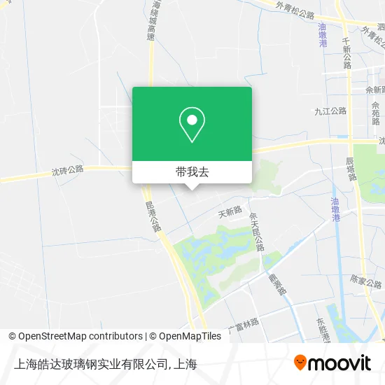 上海皓达玻璃钢实业有限公司地图