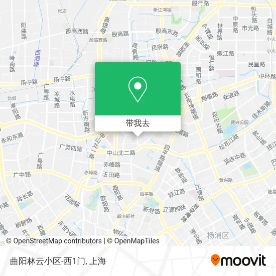 曲阳林云小区-西1门地图