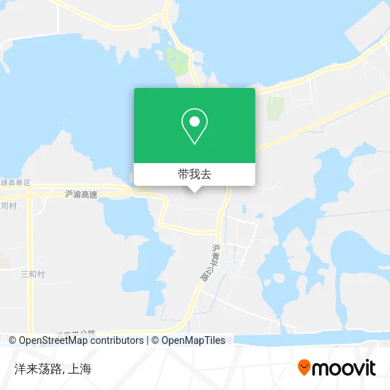 洋来荡路地图