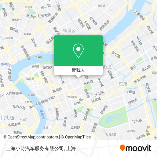 上海小诗汽车服务有限公司地图