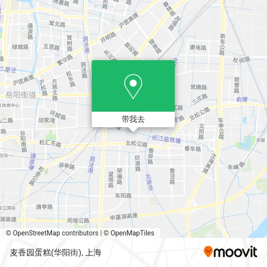 麦香园蛋糕(华阳街)地图