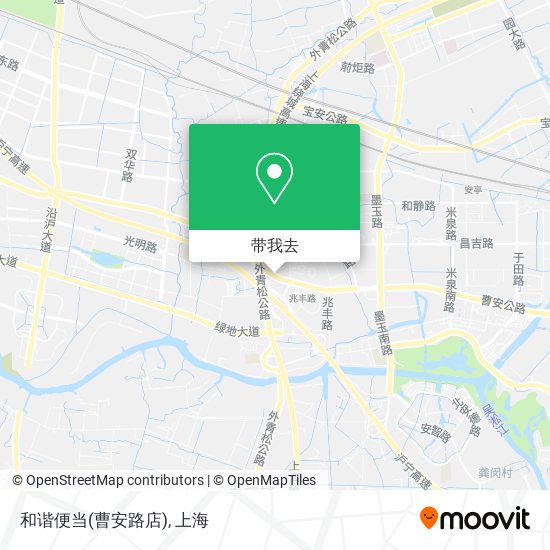 和谐便当(曹安路店)地图