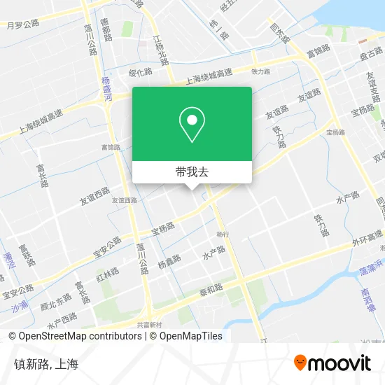 镇新路地图