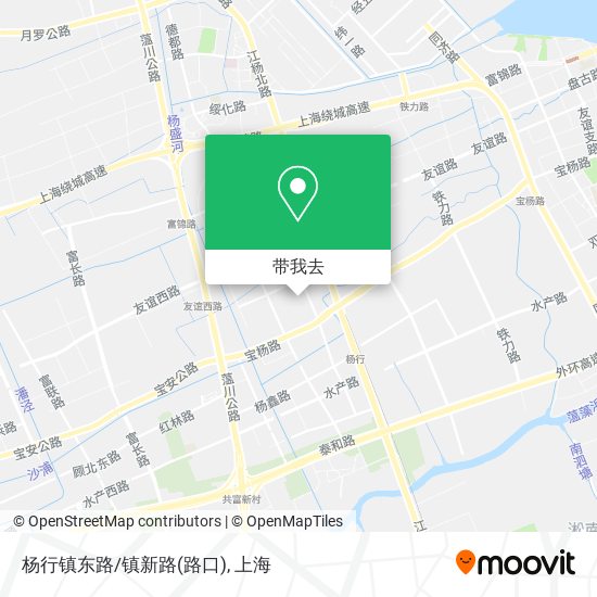 杨行镇东路/镇新路(路口)地图