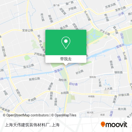 上海夭伟建筑装饰材料厂地图