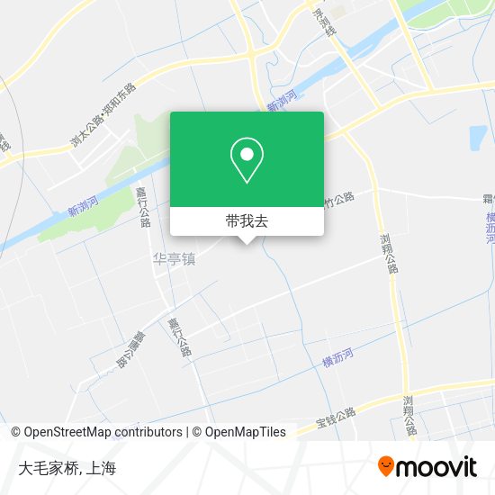大毛家桥地图