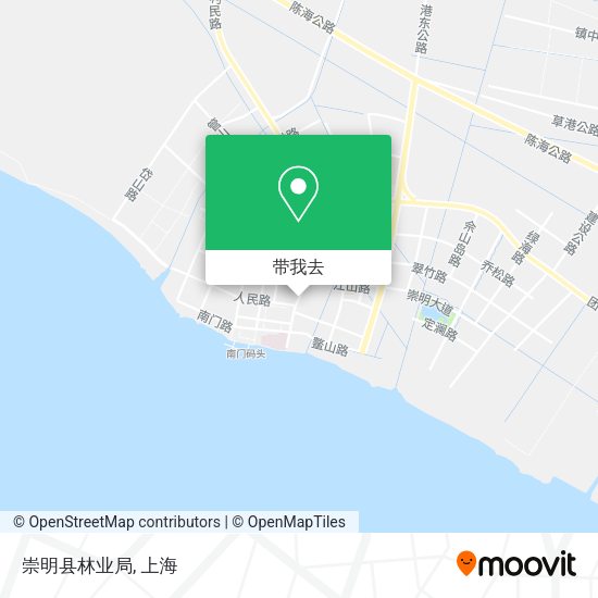 崇明县林业局地图