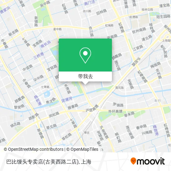 巴比馒头专卖店(古美西路二店)地图