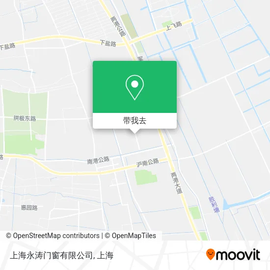 上海永涛门窗有限公司地图
