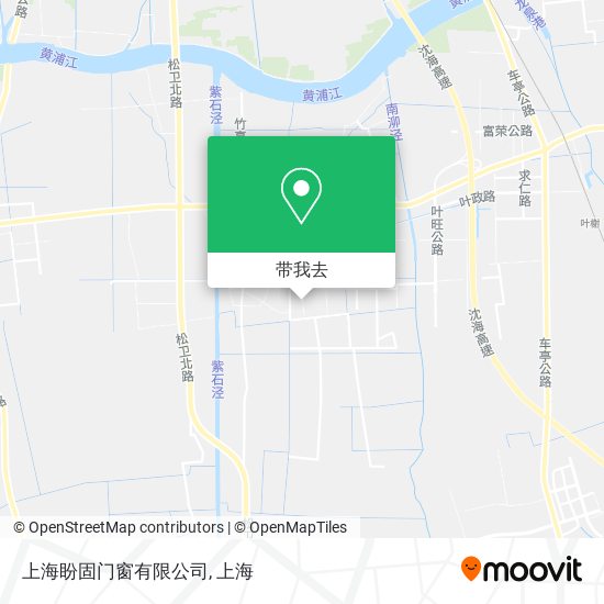 上海盼固门窗有限公司地图