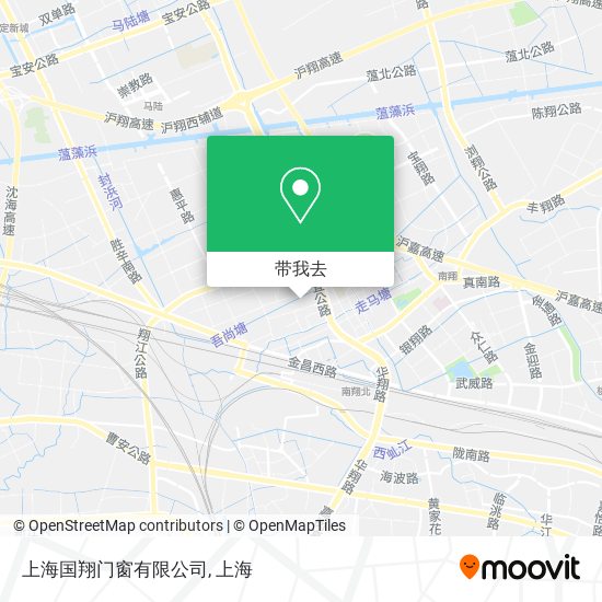 上海国翔门窗有限公司地图