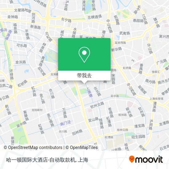 哈一顿国际大酒店-自动取款机地图