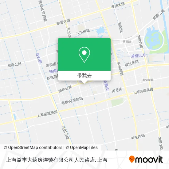 上海益丰大药房连锁有限公司人民路店地图