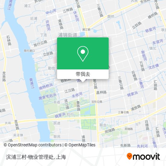 滨浦三村-物业管理处地图
