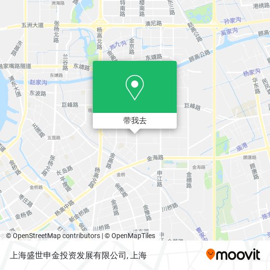 上海盛世申金投资发展有限公司地图