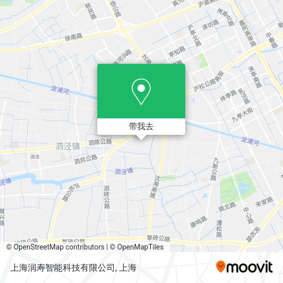上海润寿智能科技有限公司地图