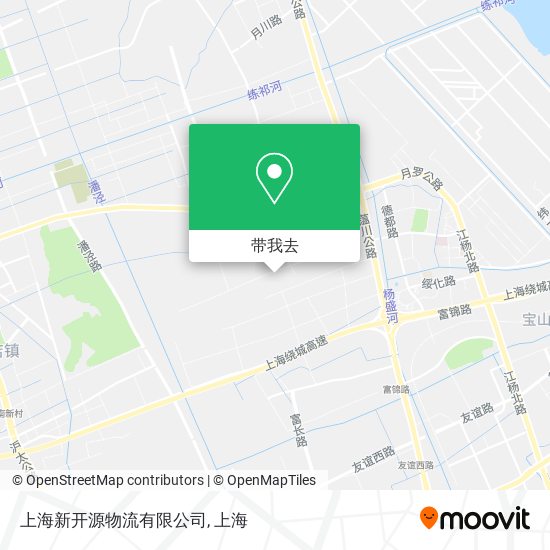 上海新开源物流有限公司地图