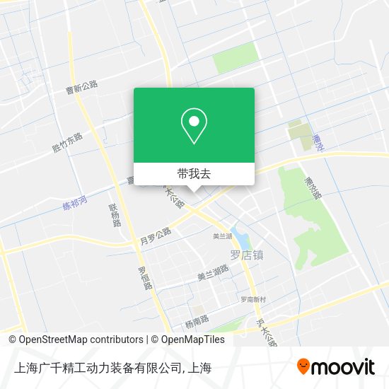 上海广千精工动力装备有限公司地图
