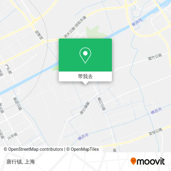 唐行镇地图