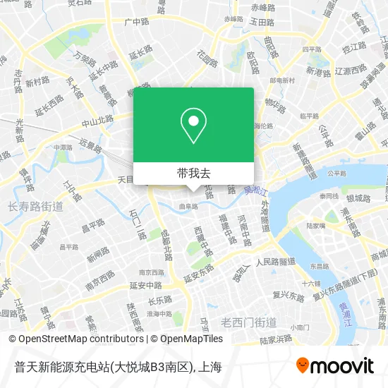 普天新能源充电站(大悦城B3南区)地图