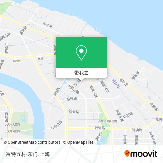 富特五村-东门地图