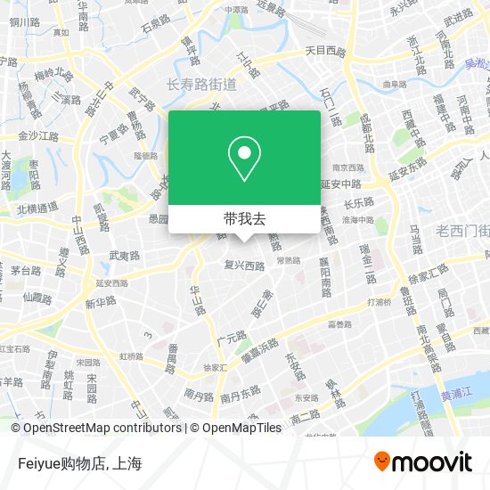 Feiyue购物店地图